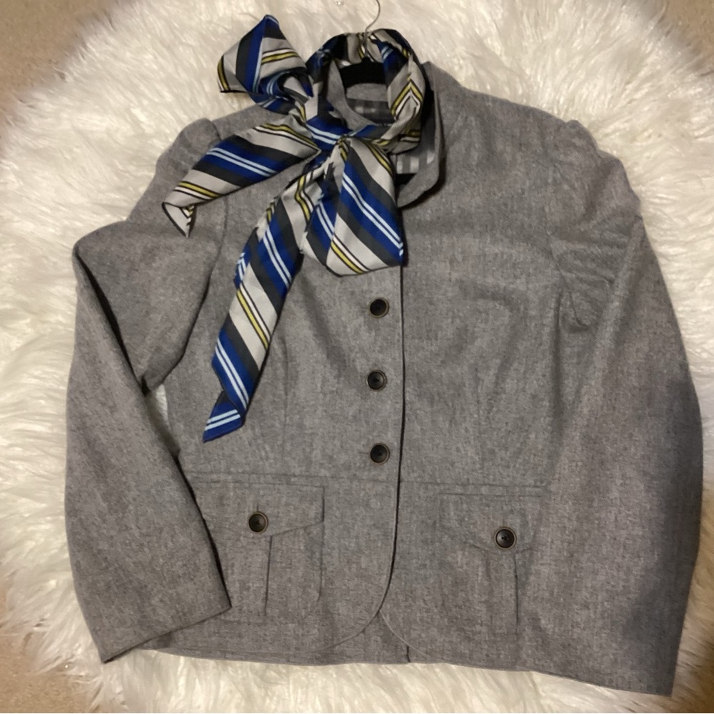 Banana Republic Gray Wool Jacket